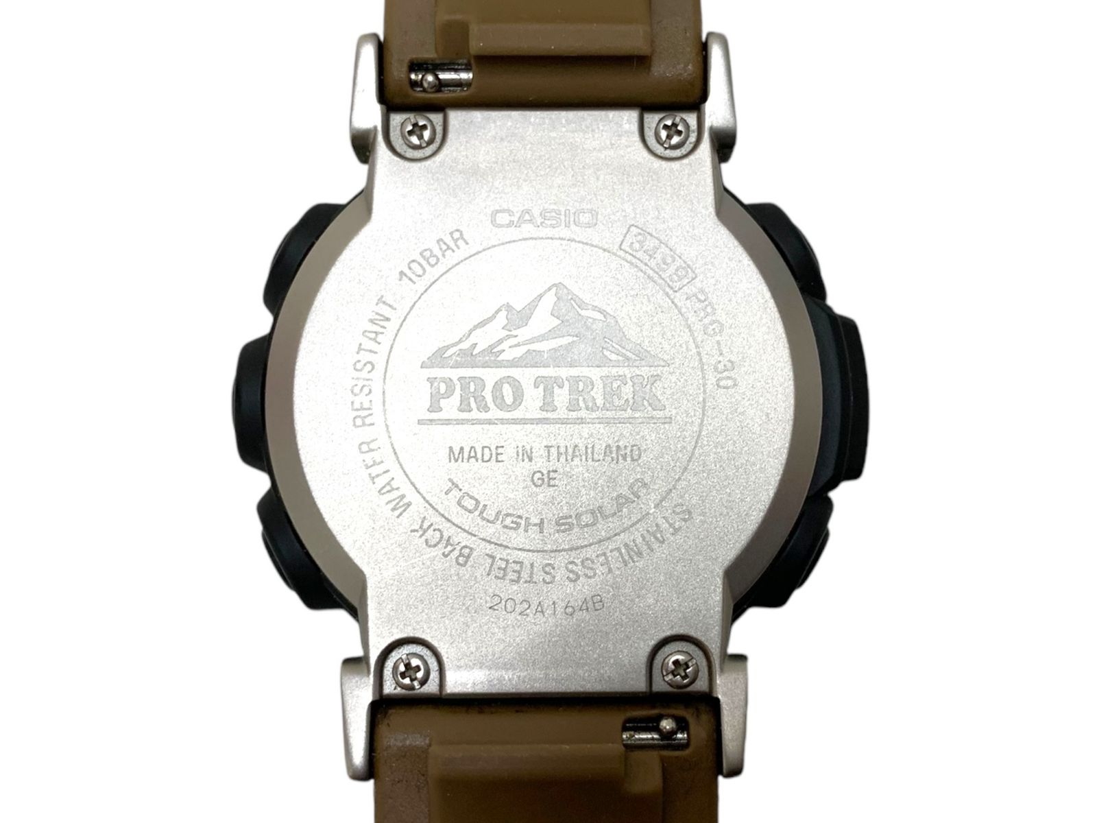 CASIO (カシオ) PRO TREK プロトレック キャンパーライン  腕時計 PRG-30 ブラウン メンズ/036