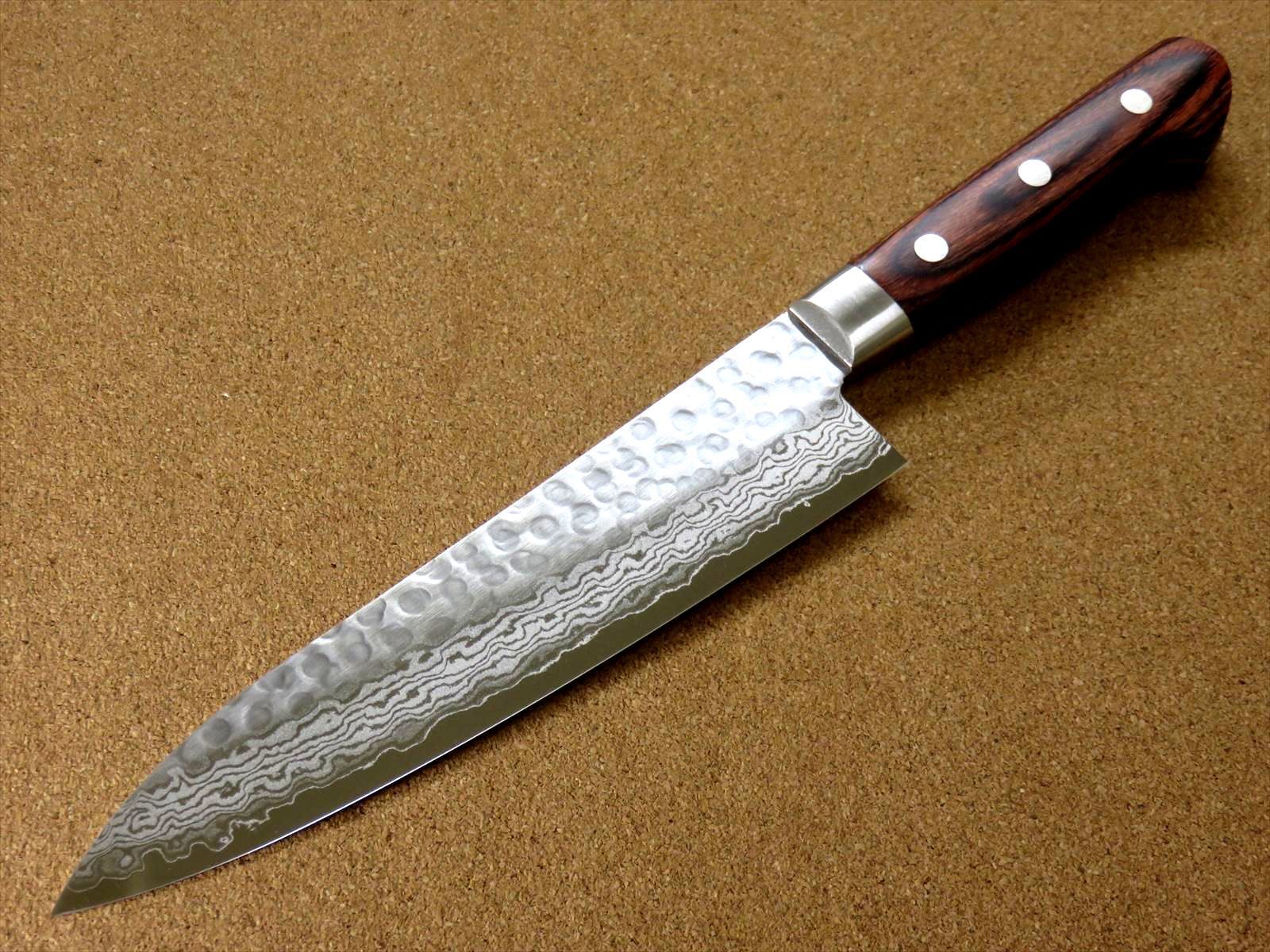 キッチン・食器 関の刃物 牛刀 18cm (180mm) 富士觀 ダマスカス 17層