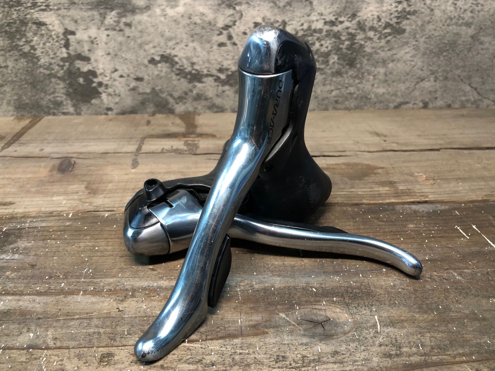 IN716 シマノ SHIMANO デュラエース DURA-ACE ST-7800 STIレバー 2x10S ※変則不良， ヘッドガリ傷
