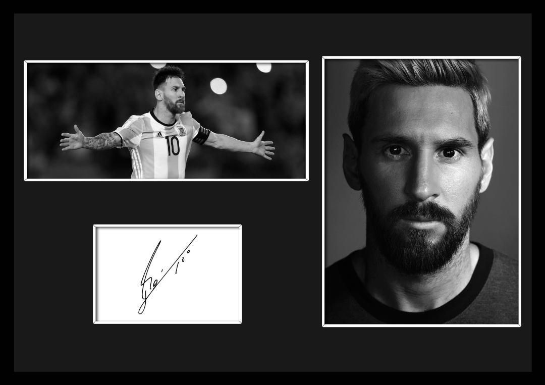 感謝の声続々！ Lionel Messi リオネル メッシ サインプリント証明書