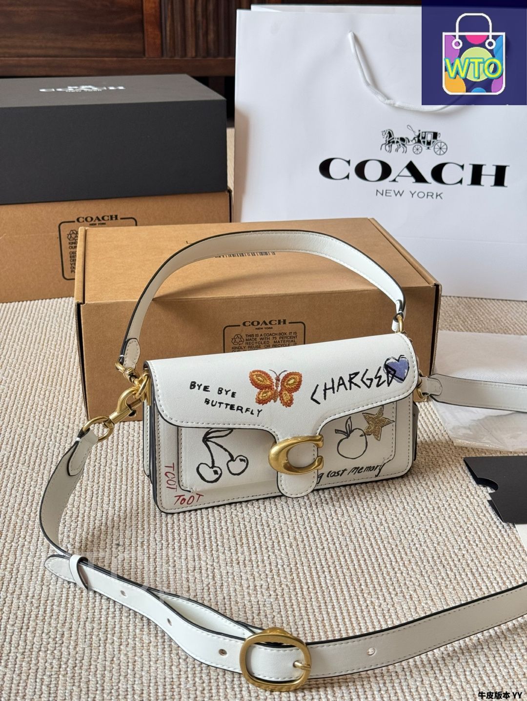 今日 Coach New Tabby 3 層 Dionysus Bag タビー ディオニサスバッグ-WTO輸入4