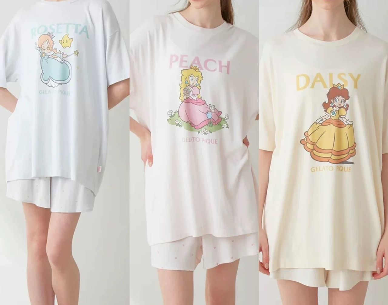 gelato pique ピーチコレクション Tシャツ -フ ショートパンツ 上下セット 母の日