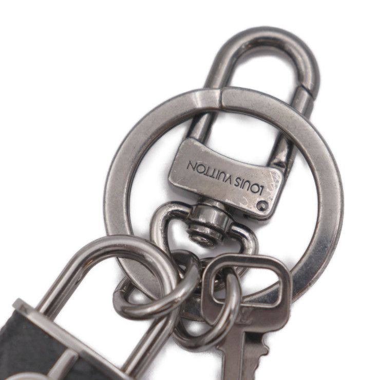 LOUISVUITTON キーリング キーホルダー ポルト クレ・タブ モノグラム ID モノグラム エクリプス ガンメタ ブラック ★ M63618 LOUIS VUITTON キーリング キーホルダー ポルトクレジーン LOUIS