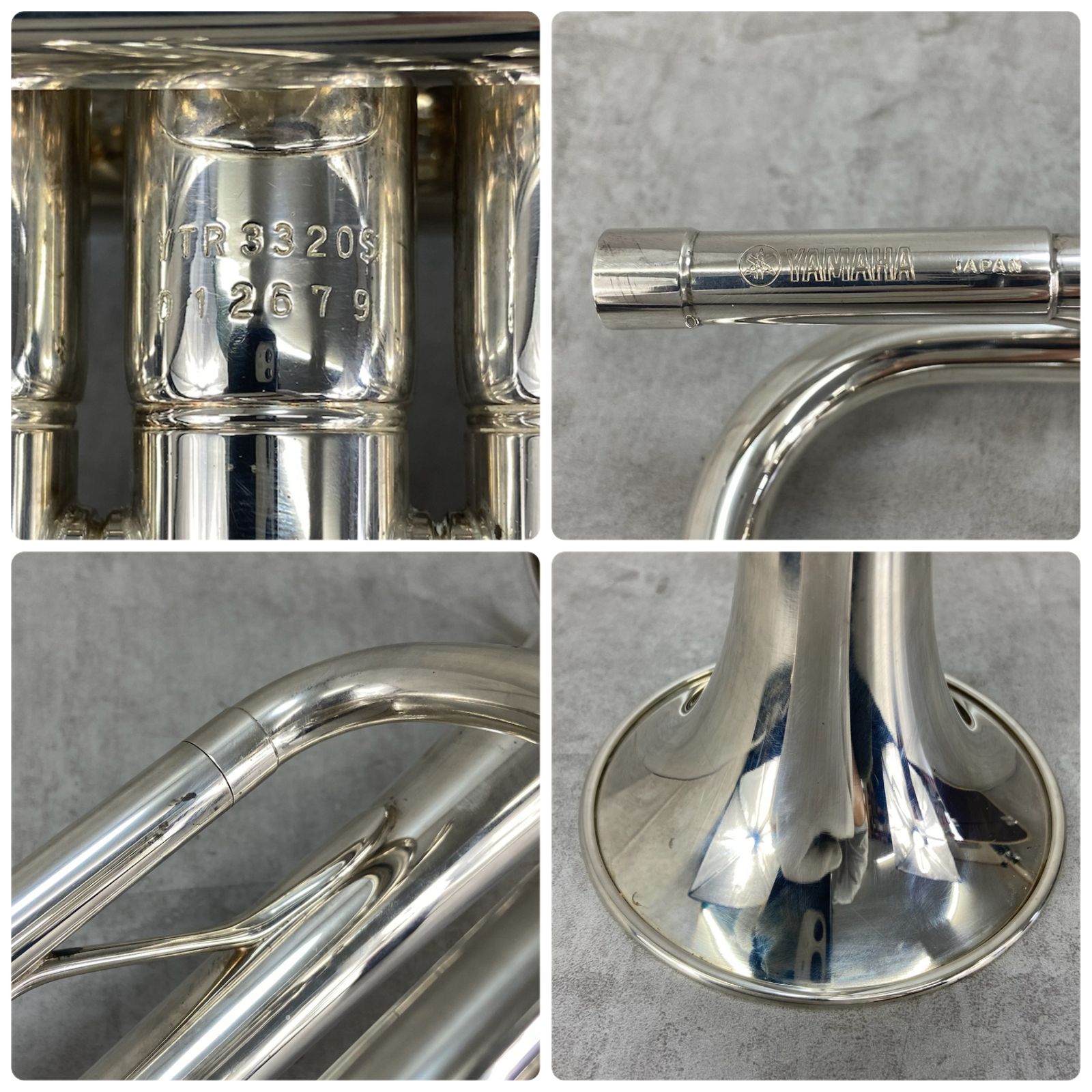 YAMAHA トランペット YTR-3320S レッドブラス 赤ベル 銀めっき