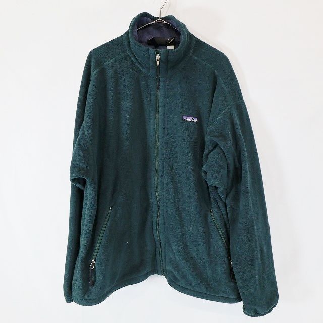 USA製 シンチラ patagonia フルジップ フリース ジャケット 緑 L 