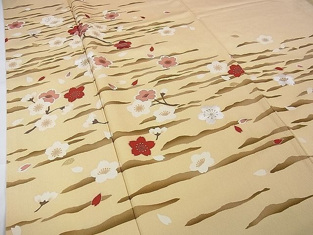 平和屋本店□極上 ファッションデザイナー 花井幸子 訪問着 刺繍 枝桜 金糸 逸品 DZAA1295kh4 - メルカリ