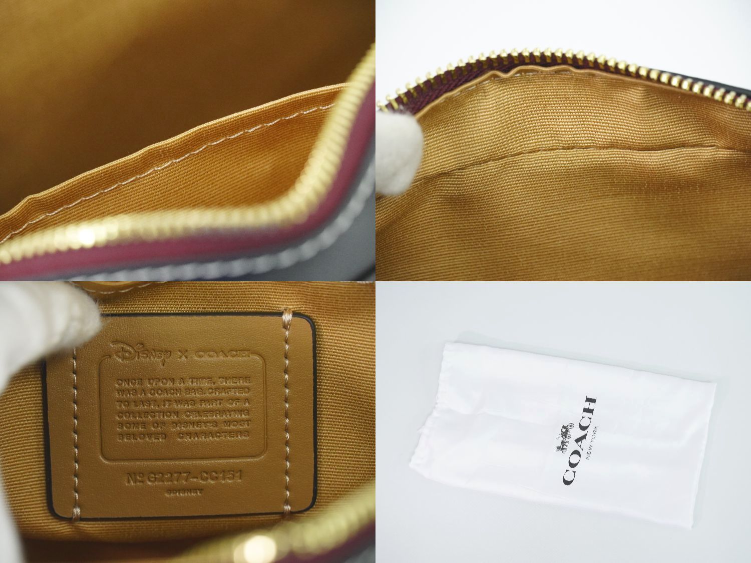 本物 コーチ COACH ディズニー Disney コラボ ヴィランズ シグネチャー 