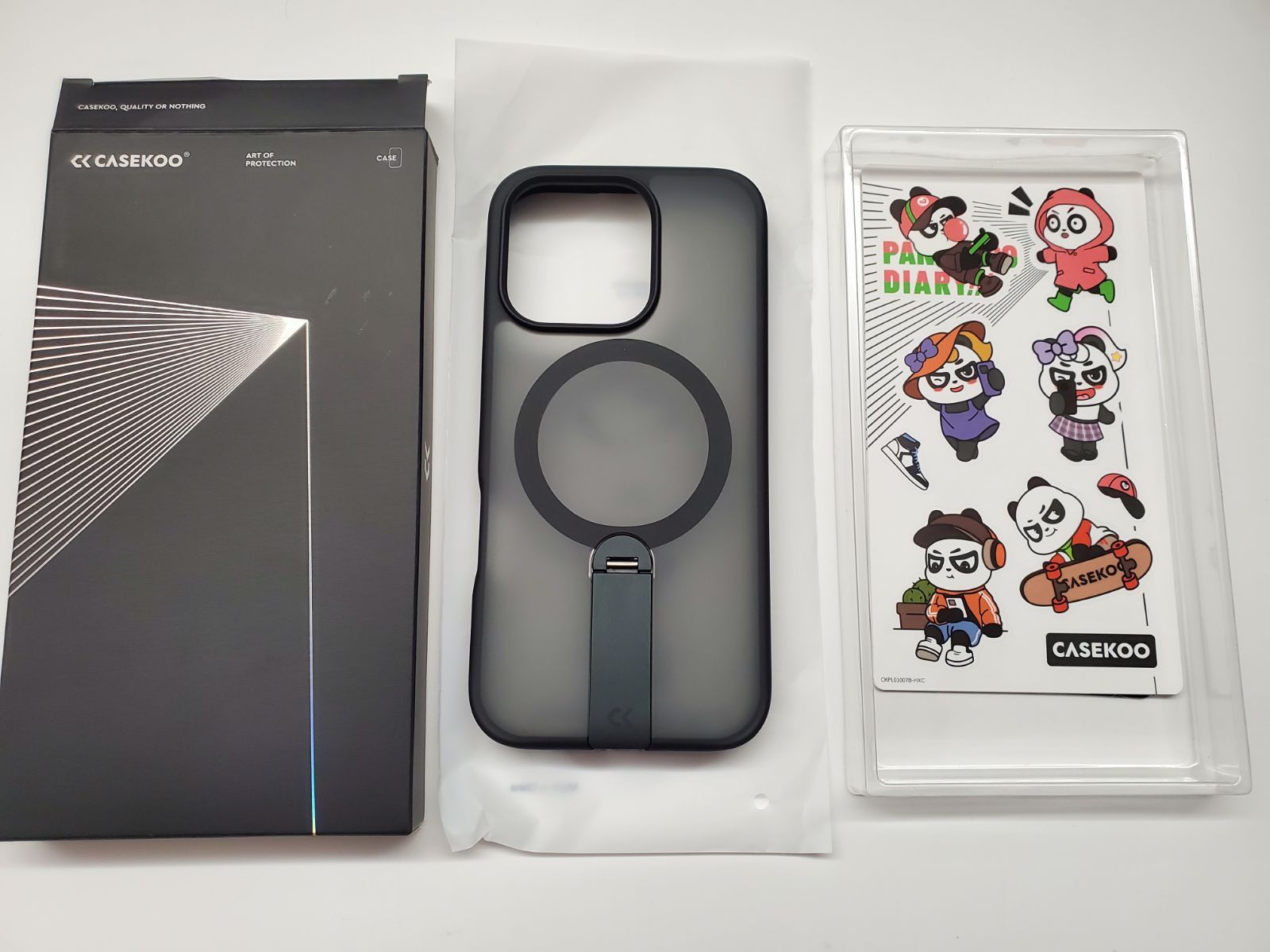 CASEKOO iPhone 16 Pro 用 ケース 米軍MIL規格 耐衝撃 米軍MIL規格・指紋防止】CASEKOO iPhone 16 用 ケース 耐衝撃