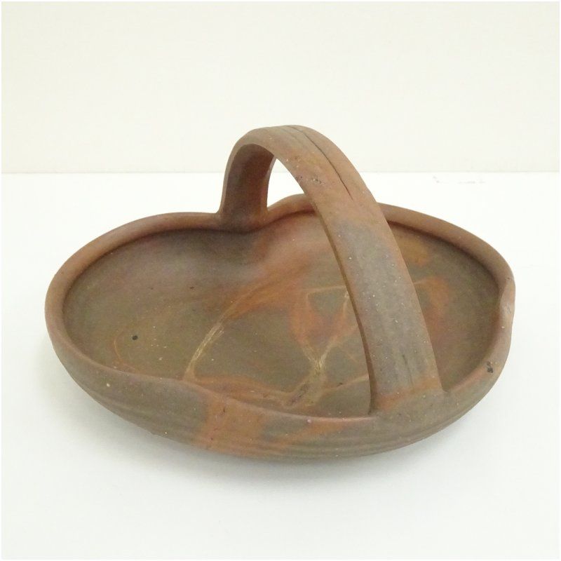 備前焼 伊勢崎紳造 緋欅手鉢 共箱 和食器 おしゃれ 和食 器 預け鉢 焼物鉢 サラダ 煮物鉢 丼物 料理 茶道 茶道具 居酒屋 来客