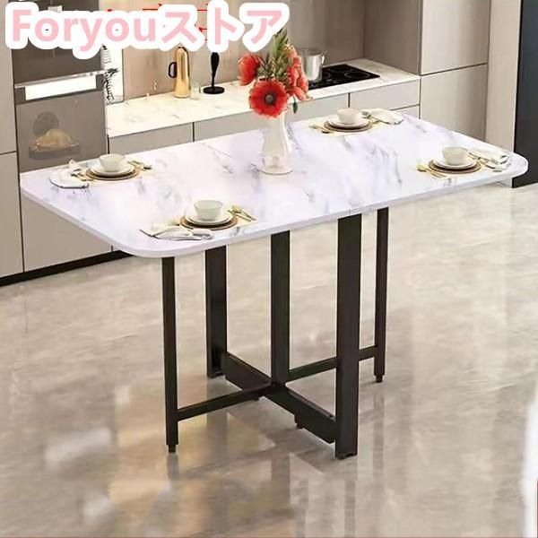 折りたたみダイニングテーブルドロップリーフダイニングテーブル