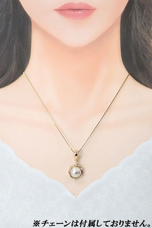 TASAKI 田崎真珠 マベパール ペンダントトップ&ブローチ K18 タサキ 田崎真珠 マベパール ペンダントトップ ダイヤモンド K18