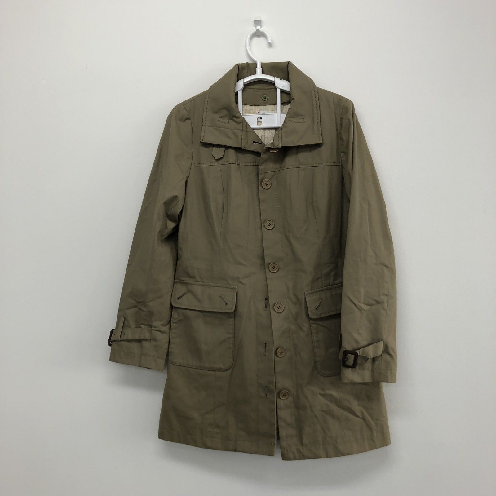 LACOSTE】ラコステ ベージュ ロングジャケット ロングコート アウター