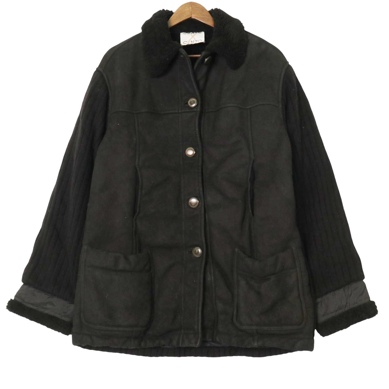 00年代 イタリア製 CENTO CENTO by ICEBERG スエードレザージャケット  