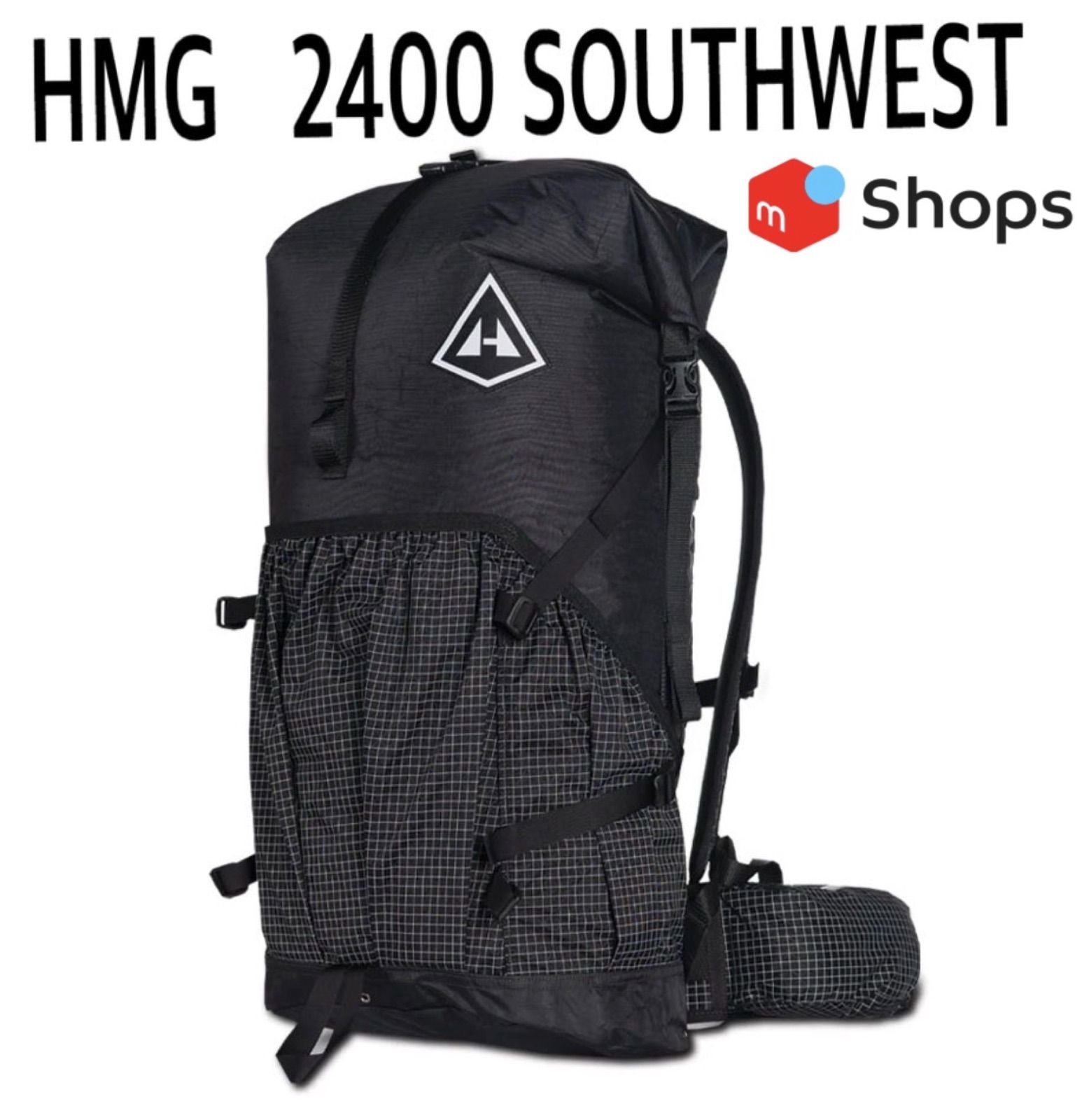 未使用 HMG 2400 Southwest S ブラックバッグ - バッグパック/リュック