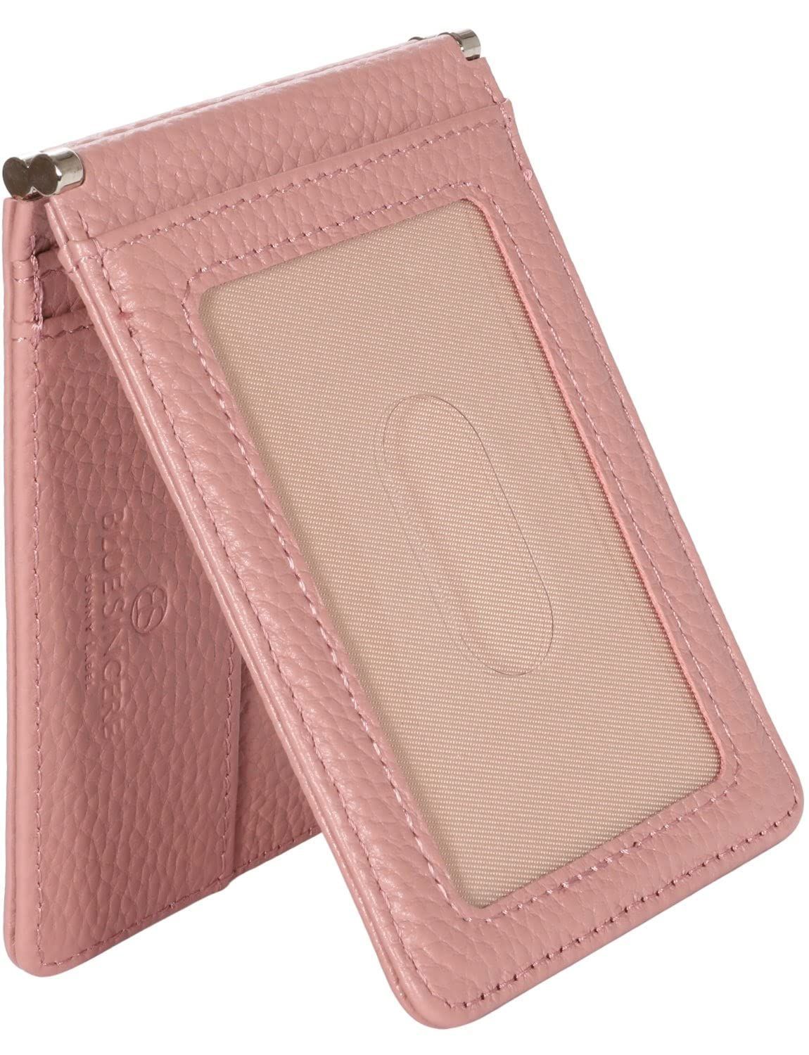 【数量限定】【人気商品】(スワニーピンク) PC4 / カードケース レザー バタフライ 両面 パスケース 4枚収納 薄型 二つ折り メンズ 本革 定期入れ ブルーシンシア SINCERE] [BLUE