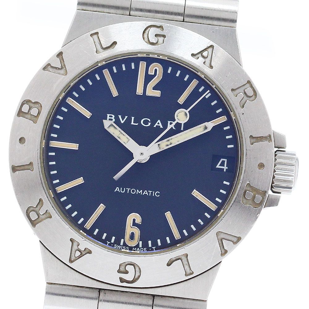 ブルガリ BVLGARI LCV29S ディアゴノ デイト 自動巻き