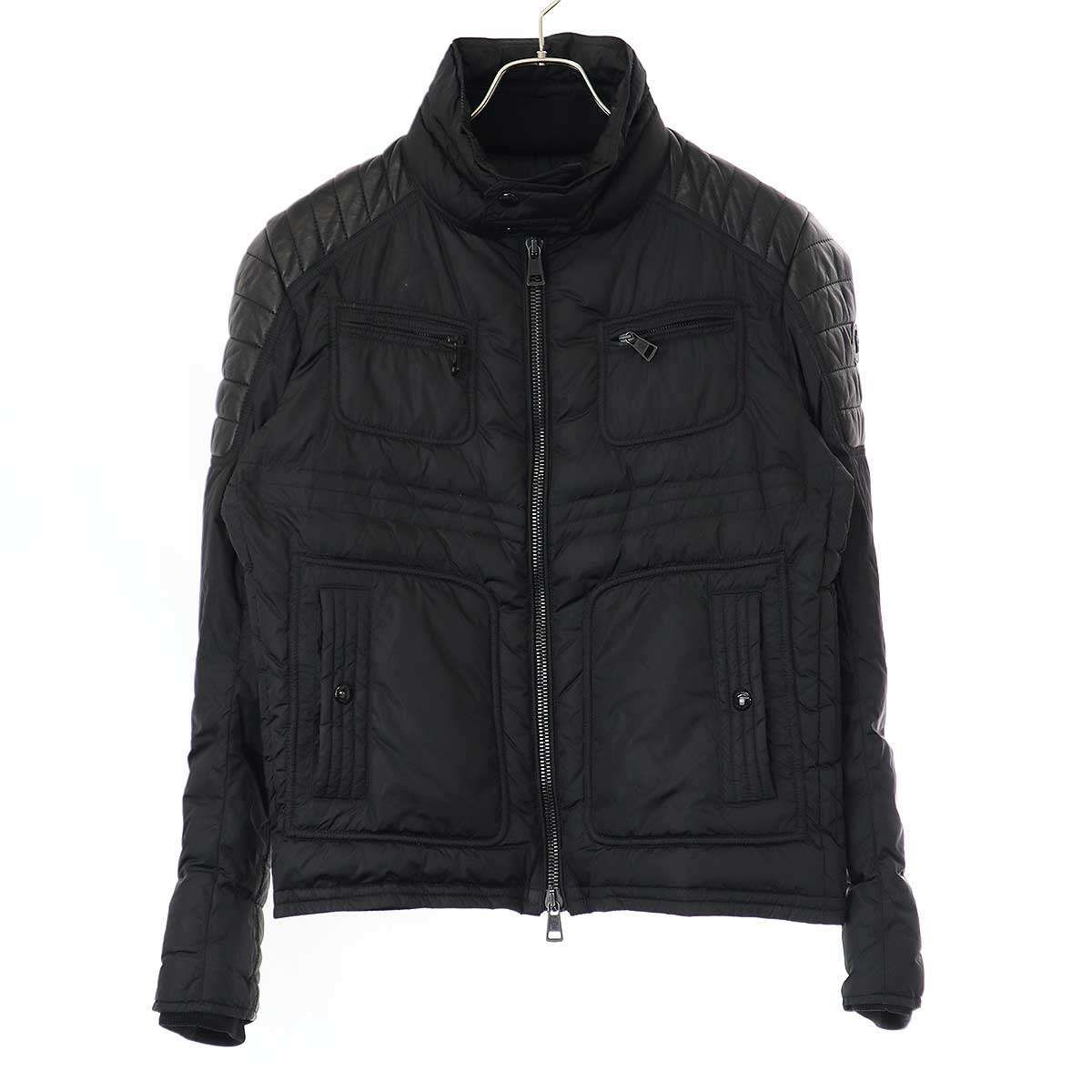 MONCLER モンクレール ディミトリ レザー ダウンジャケットサイズ4