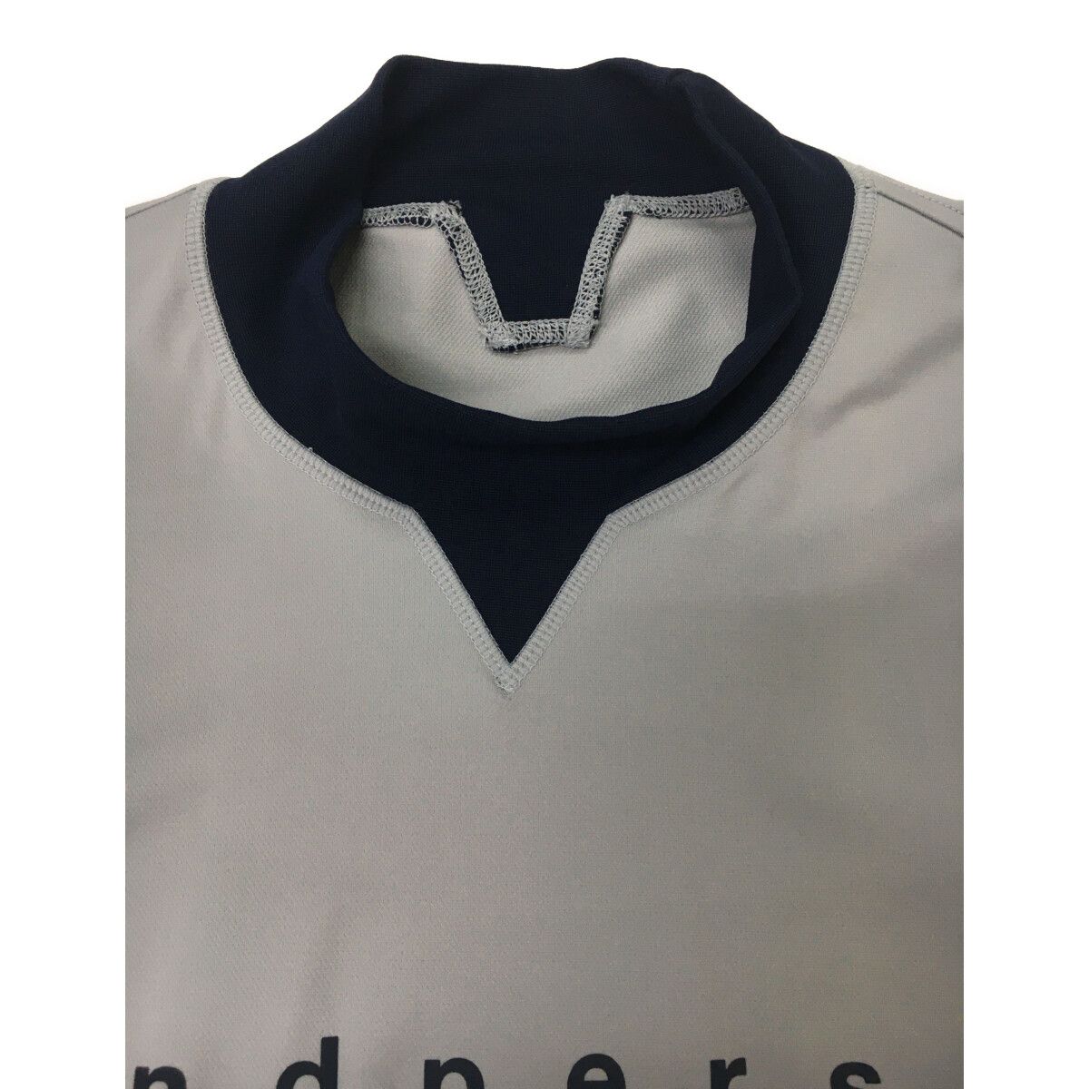 【未使用】アンパスィ 長袖シャツ LL モックネック and per se アンパスィ モックネックシャツ 長袖 メンズ ゴルフ