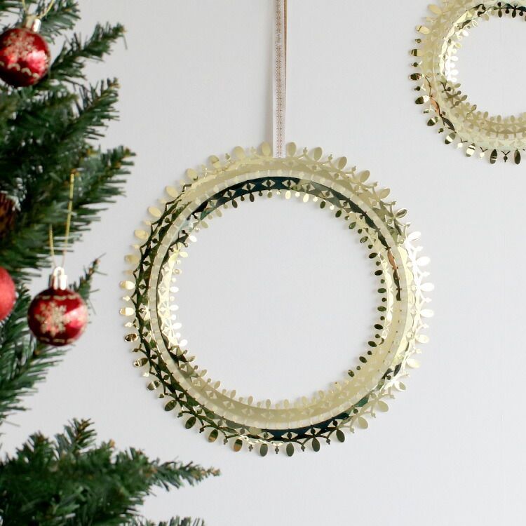 ビヨン ヴィンブラッド クリスマスリース 25cm ゴールド BJORN WIINBLAD Christmas Wreath オーナメント ギフト 結婚祝い プレゼント 贈り物