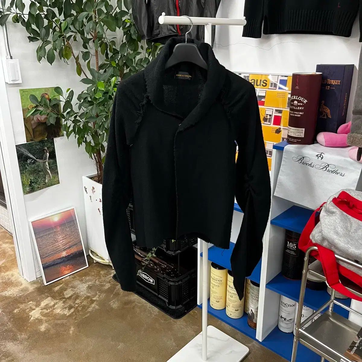 COMME des GARCONS コム デ ギャルソン ウーマンズ ウールジャケット OS