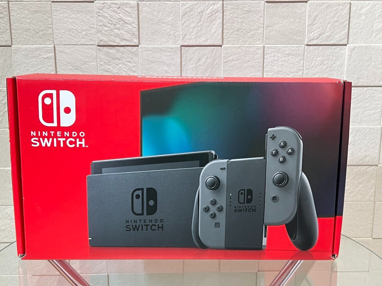 良品】Nintendo Switch ニンテンドー スイッチ 本体 グレー 付属品完備