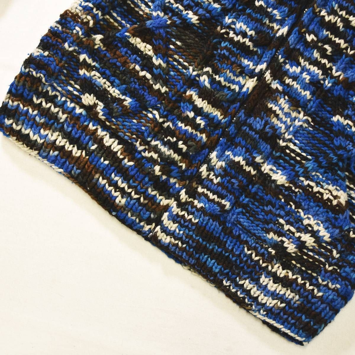 80s ヴィンテージ エクアドル製 アルテサニア ハンドニット パーカー