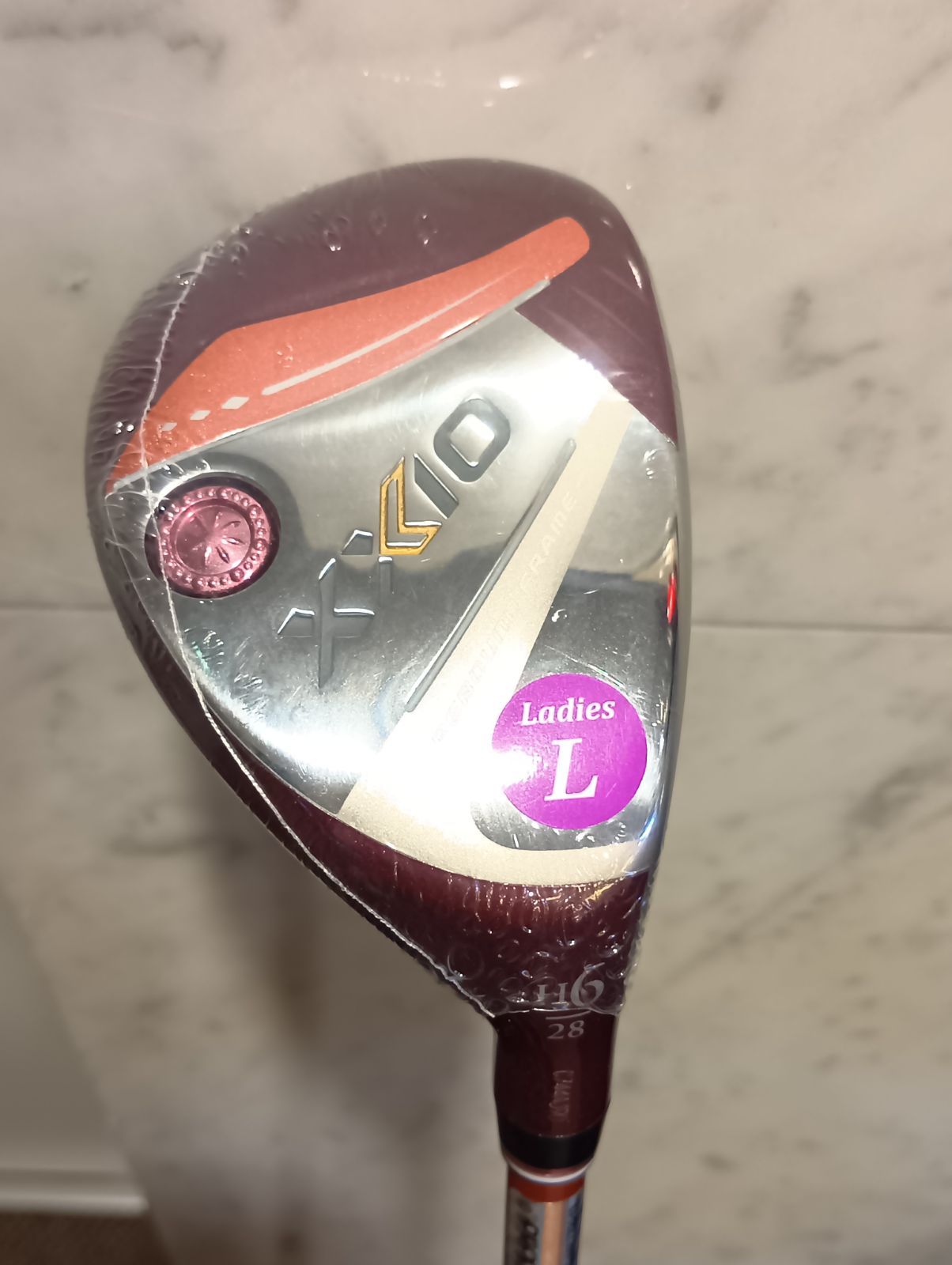 LdUt ♥ XXIO13 ゼクシオ 13 レディス ハイブリッド ボルドー 右用 6|L ゼクシオ MP1300L カーボンシャフト DUNLOP 新橋店