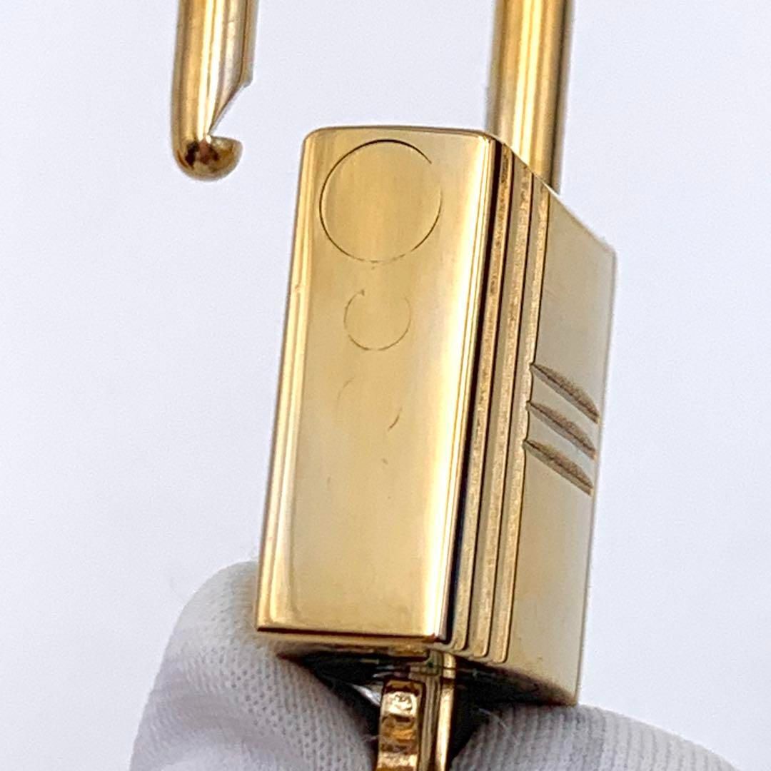 【通販 人気】 エルメス HERMES カデナ 南京錠 鍵付き 120番 No.120 24Kメッキ アクセサリー