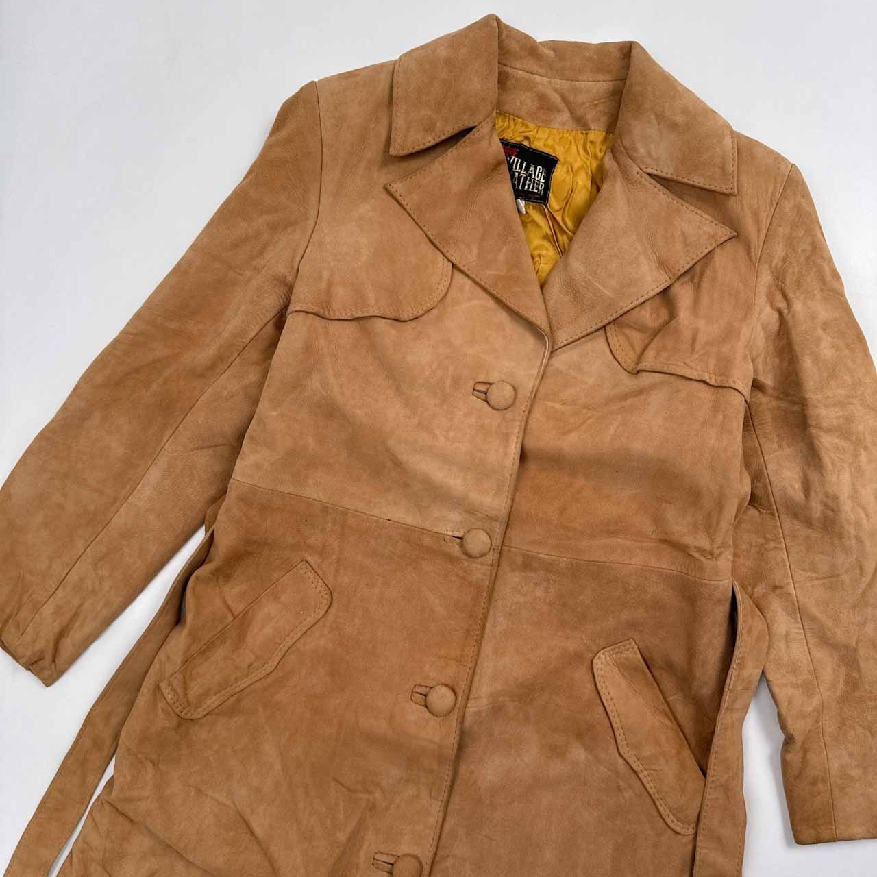 ニュージーランド製 70s ヴィンテージ VILLAGE LEATHER 本革