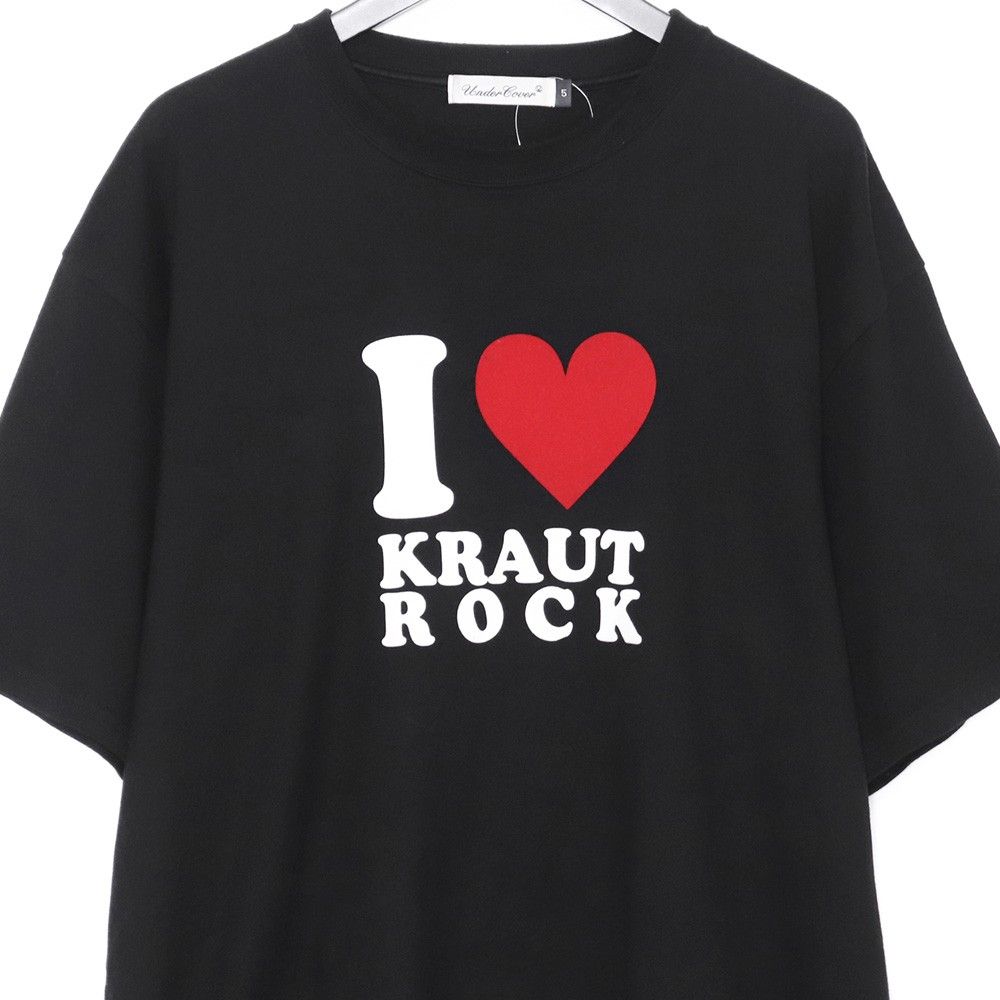 UNDERCOVER I LOVE KRAUT ROCK TEE サイズ5 ブラック UC1C3806