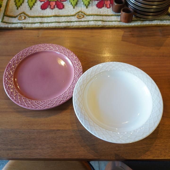 デンマークBing&Grondahl(ビングオーグレンダール)社のJens H. Quistgaard(イェンス・クイストゴー)Cordial palette(コーディアル・パレット)スーププレート①BK432 ビングオーグレンダール イェンス・クイストゴー ルーン 北欧