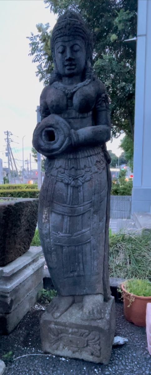 銅製龍剣像 倶利伽羅不動（1尺） 青銅色 ブロンズ像（特別企画㉚
