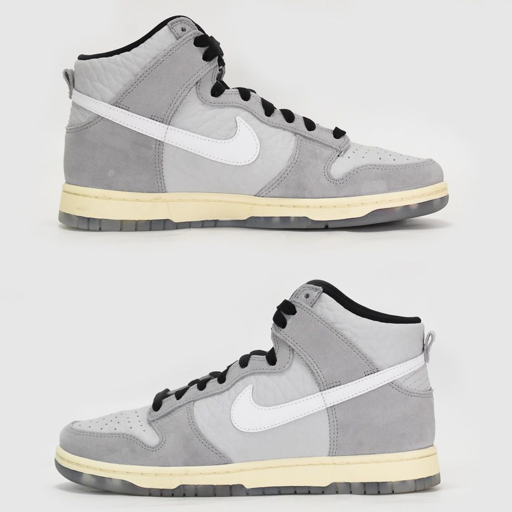 Nike Dunk High PRM PREMIUM Culture Day ナイキ ダンク ハイ プレミアム カルチャーデイ ウルフ グレー  ニュートラル グレー セイル DR8753 077 メンズ 26.5cm スニーカー ※靴紐ブラック - メルカリ