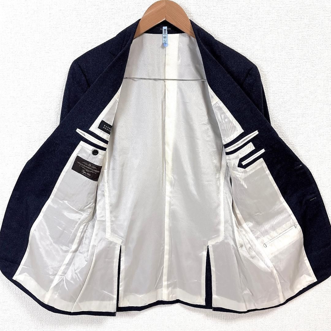 バーニーズニューヨーク カノニコ生地 120 s スーツアップ 44 ネイビー KANDAIZUMI_COM