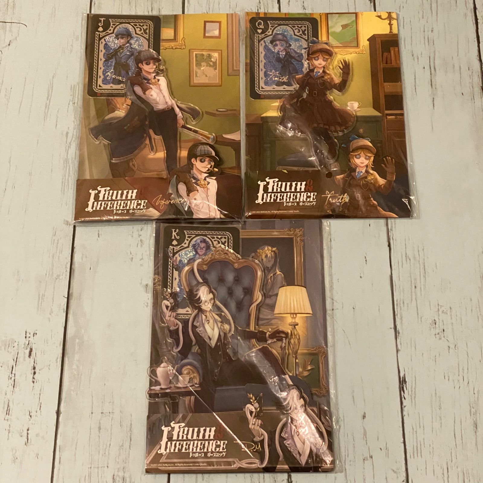 IdentityV 第五人格 3周年記念限定ボックス アクリルスタンド&トランプカード 3種セット トゥルース＆リーズニング - メルカリ