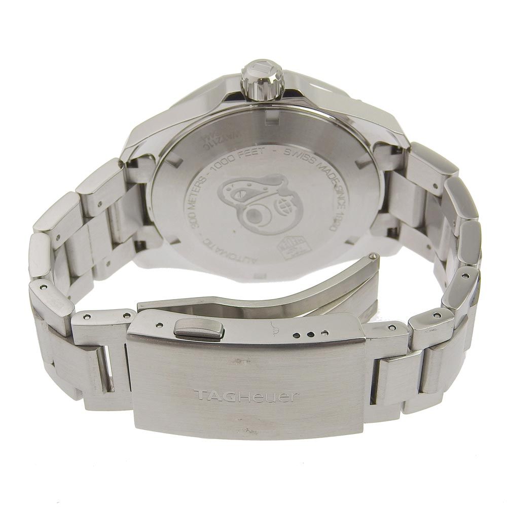 【TAG HEUER】タグホイヤー アクアレーサー WAY211C ステンレススチール 自動巻き メンズ ネイビー文字盤 腕時計