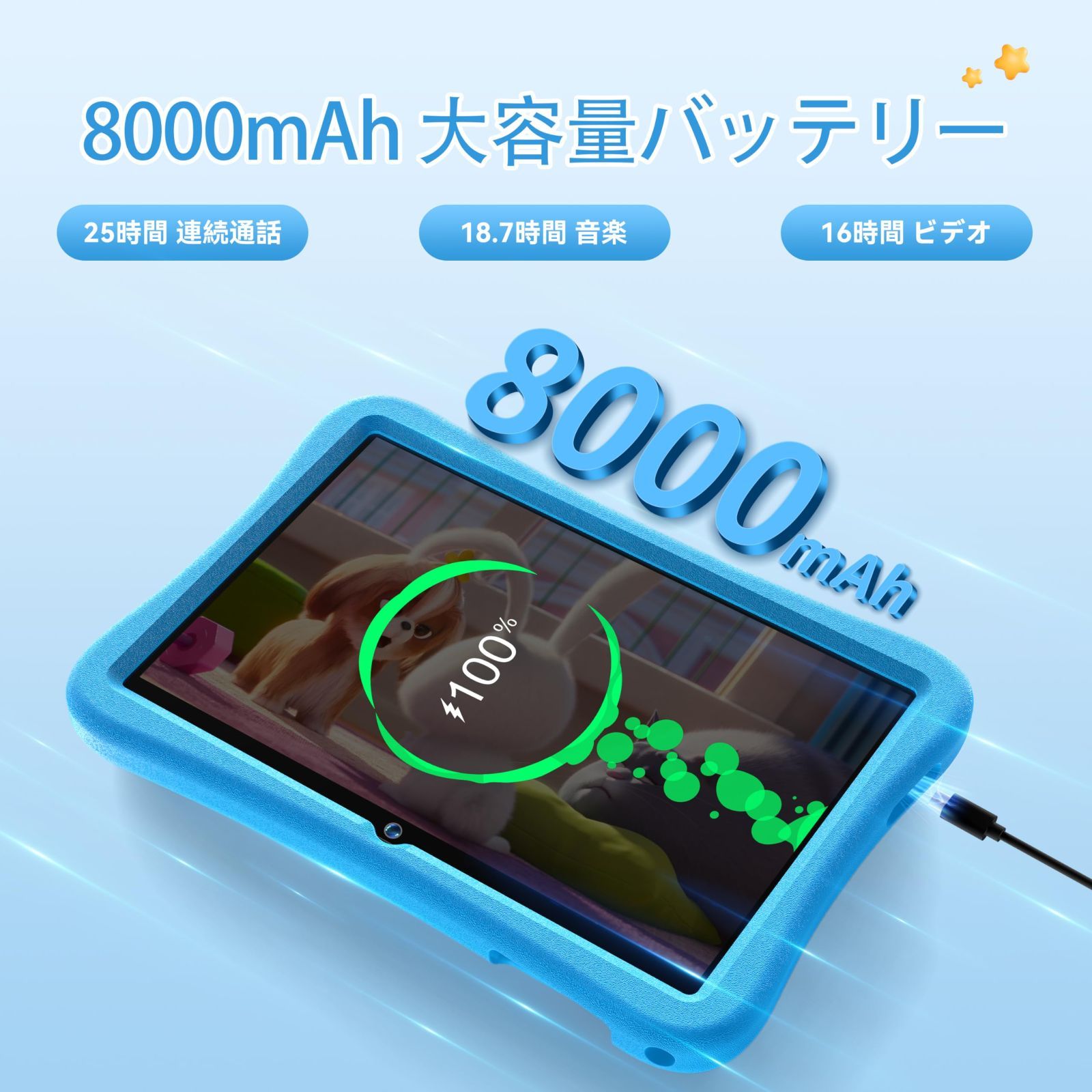 キッズタブレット10.1インチ Android 13 wifiモデル Amazon.co.jp