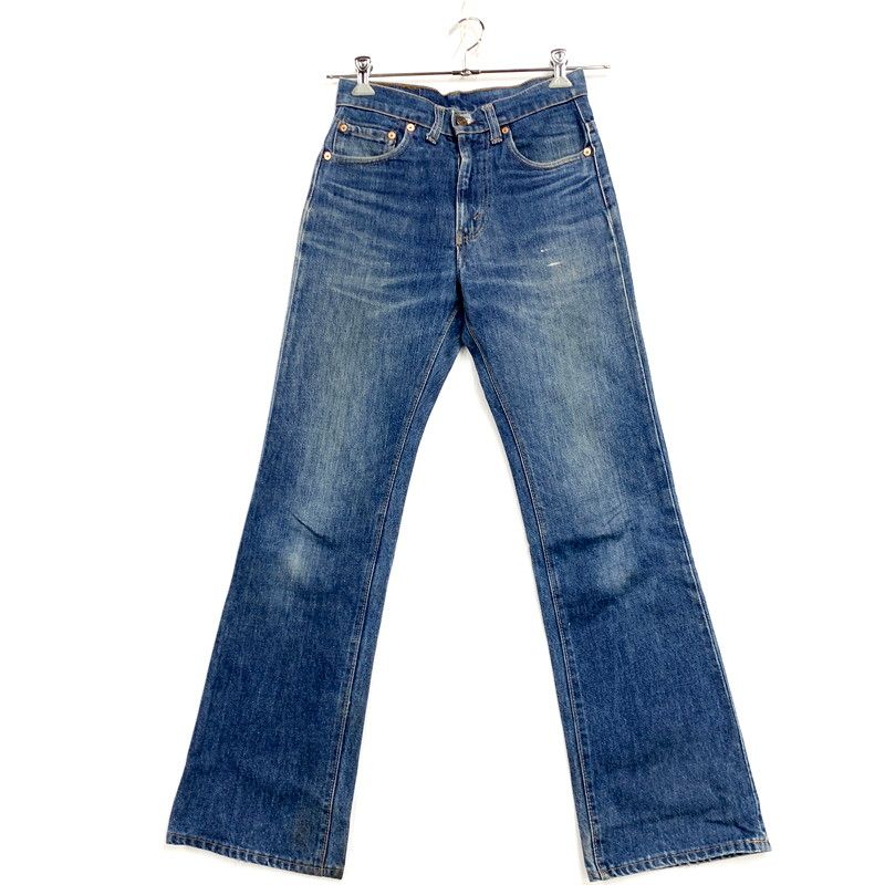 メンズ Levis リーバイス 517-0217 刻印16 42TALON ZIP SMALL-E 黒カン 脇割り バックポケット裏チェーンステッチ 1977年製 70S 66後期 517 デニムパンツ 157-250317-ma-14-IZU