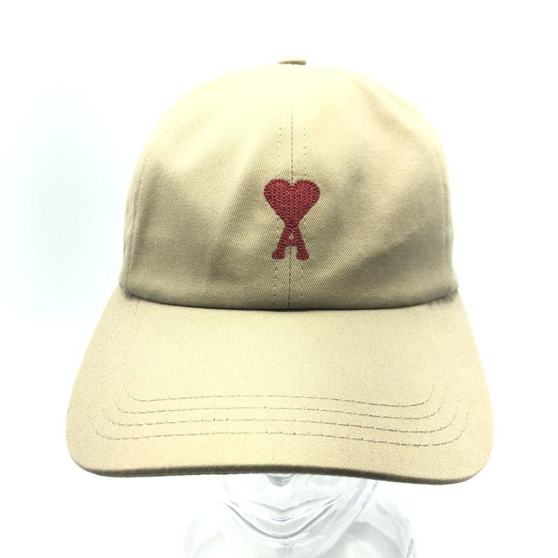 ami paris ベースボールキャップ ベージュ アミ パリス 17 240017725527