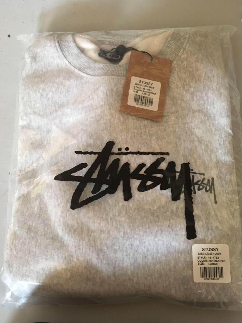 新品・人気商品】stussy スウェット トレーナー サイズM グレー