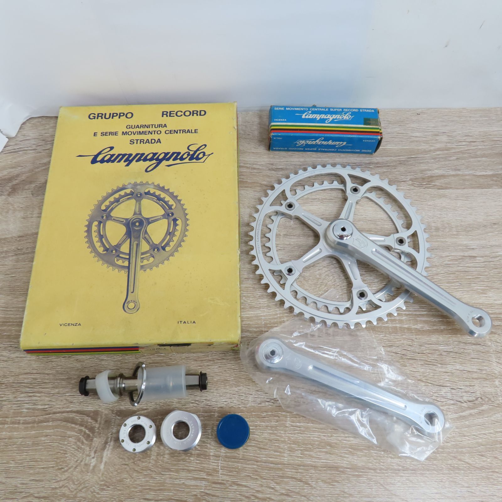 ♥ 長期保管品 カンパニョーロ Campagnolo クランクセット STRADA 170mm レコード ストラーダ