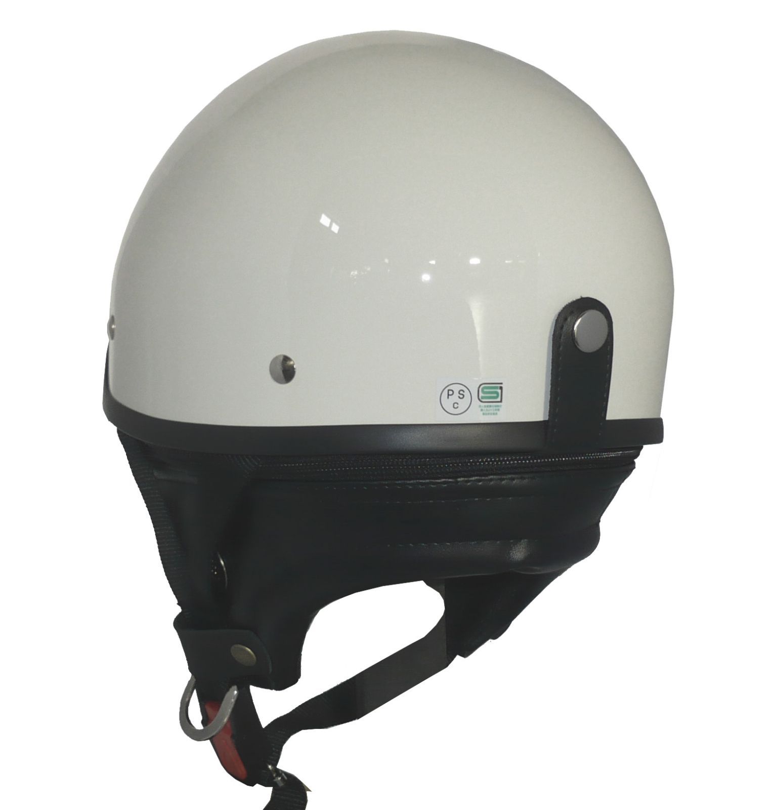 新品！ ZK-600 ヘルメットバイザー付きハーフジェットブラック