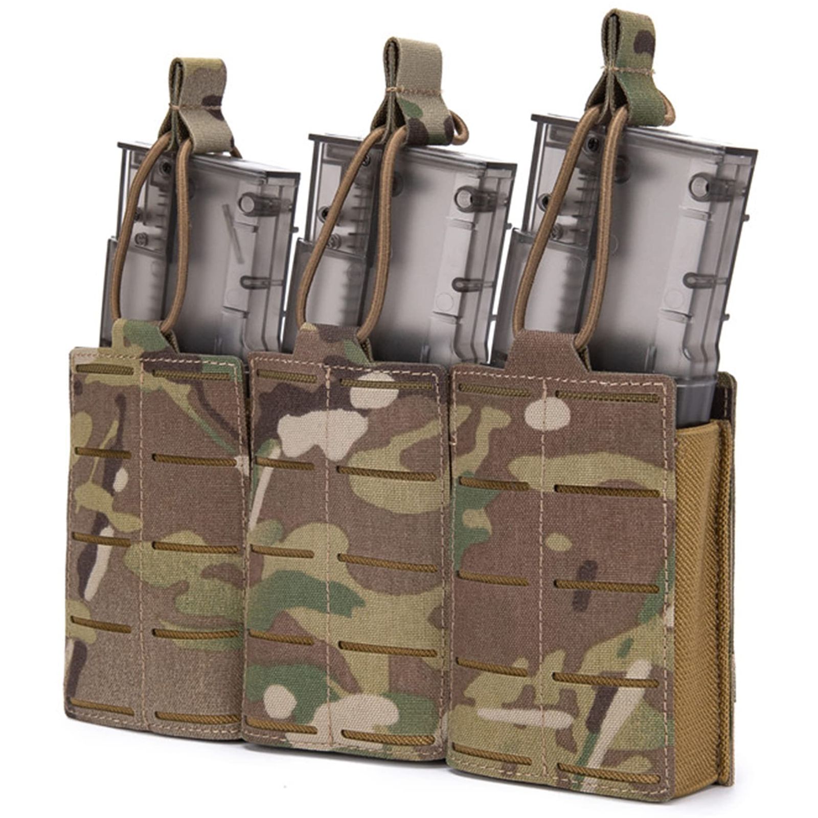 【数量限定】M4 AK マガジンポーチ MOLLE モール サバゲー 対応 オープントップ 軽量 プレキャリ用 実物 三連マガジンポーチ 1000Dナイロン トリプルマガジンポーチ