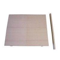 2営業日で発送 星野工業 足付のし板 50x60cm 麺棒付 7x50x60cm スプルース 3700g