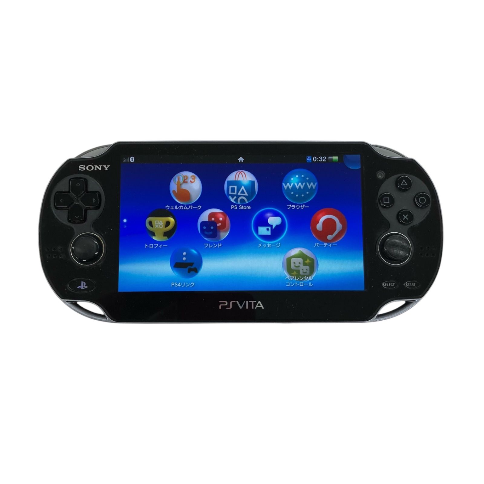 186000 現状品PlayStation Vita PCH-1100 ブラック ※機器認証が解除されていません
