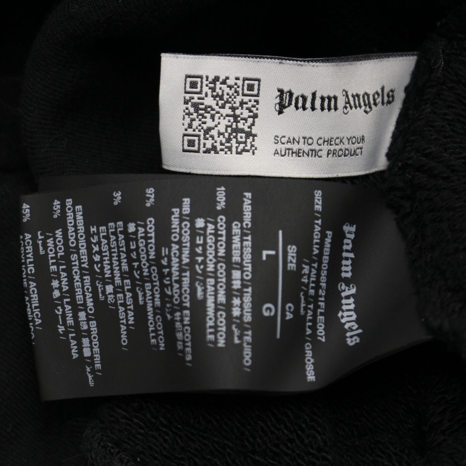 Palm Angels パームエンジェルス 21AW テディベア ワッペン プル 