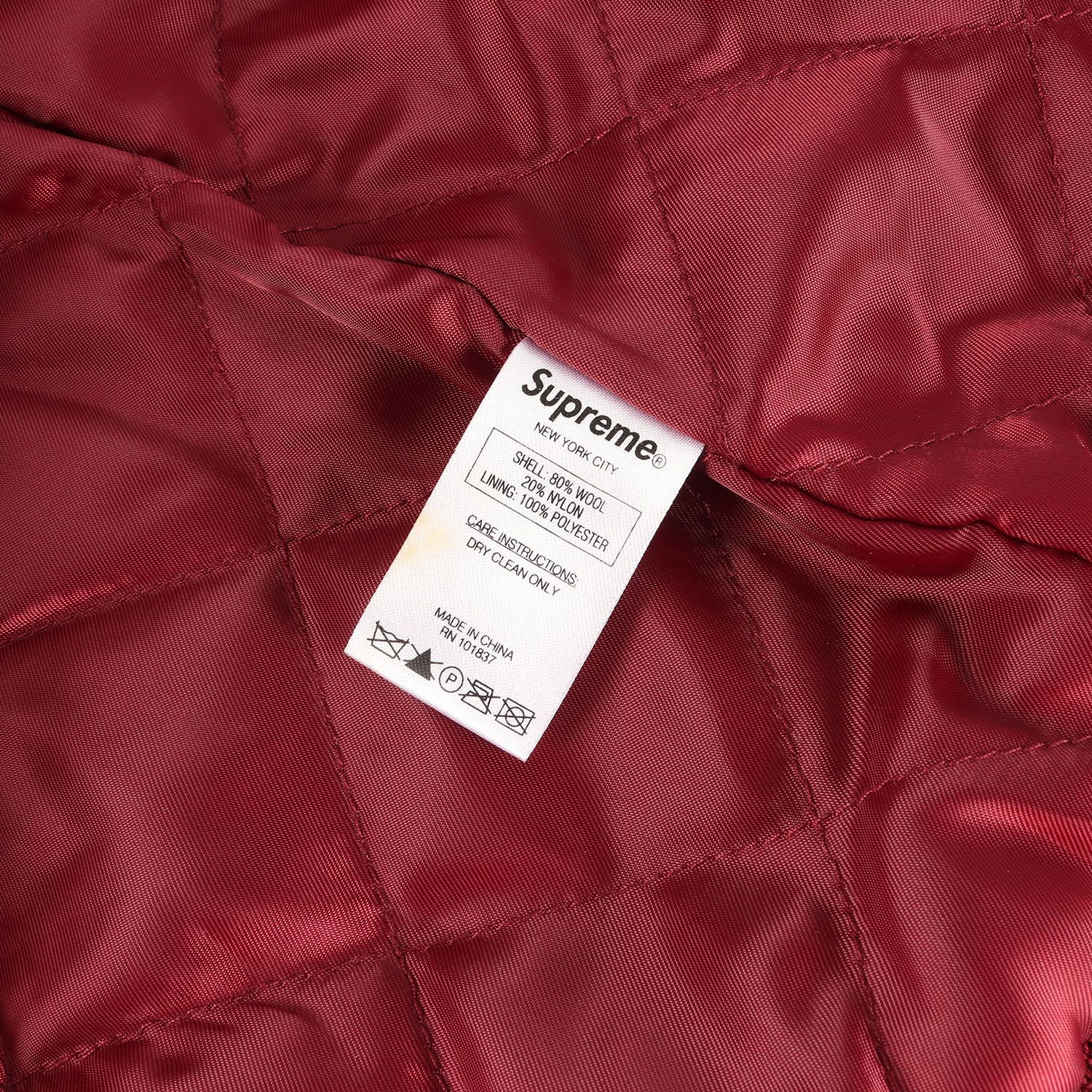 Supreme シュプリーム ジャケット バーガンディー サイズ:M 
