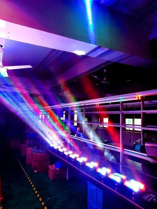 新品】ミニスパイダーライト DMX512対応 音同期 RGBW ステージ照明