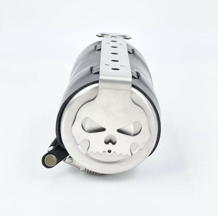 携行缶　エマージェンシー　ブラケット銀　ハーレー　タンク　ステンレス 携行缶 燃料 1L エマージェンシー ブラケット銀 ハーレー スカル