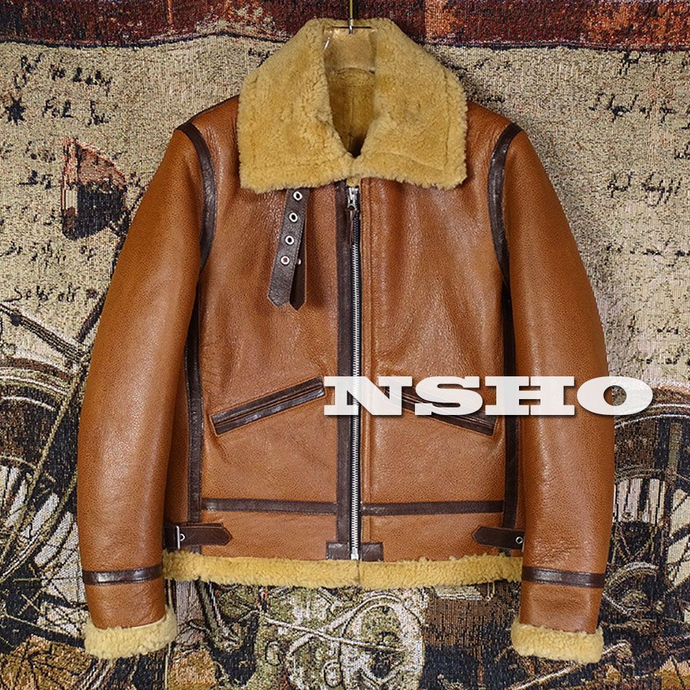 U.S.SHEEPSKIN シープスキン TYPE B-3 ムートン フライトジャケット